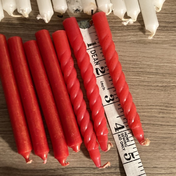 Candles for Swedish angel chimes and Christmas tree - Picture 3 of 14